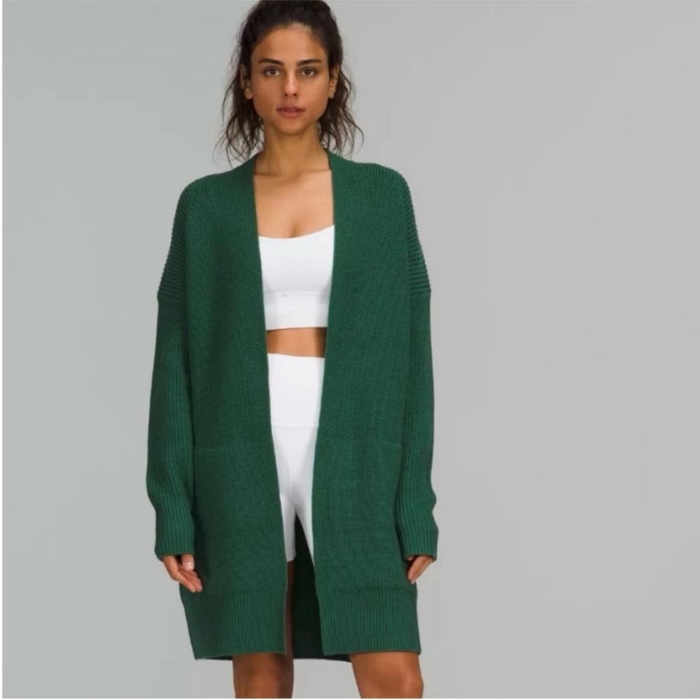 Damaged Lululemon 100% Merino Wool Cardigan